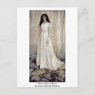 Witte Meisjes in Wit door James Mcneill Whistler Briefkaart