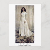 Witte Meisjes in Wit door James Mcneill Whistler Briefkaart (Voorkant)