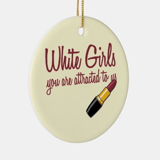 Witte meisjes keramisch ornament (Rechts)