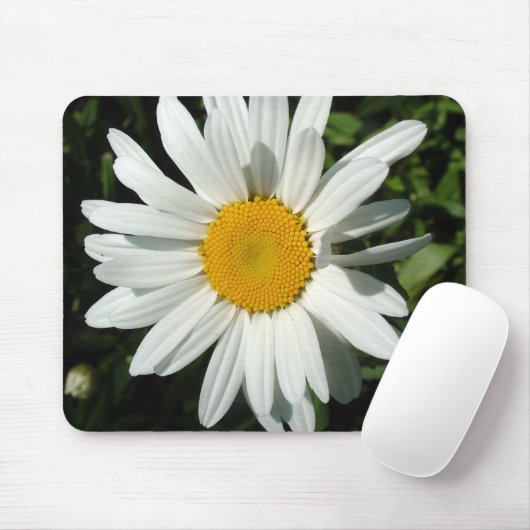 witte melkbloem muismat (Met muis)