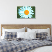 witte melkbloemen afbeelding. canvas afdruk (Insitu (Slaapkamer))