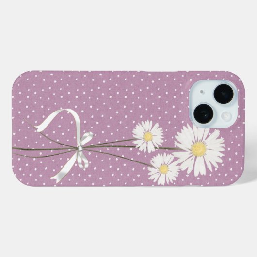 witte melkboet op stippen Case-Mate iPhone case (Achterkant (horizontaal))