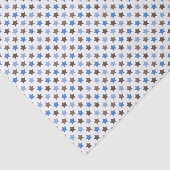 WITTE MET BLAUWE EN BLAUWE STARTEN TISSUEPAPIER (Detail)