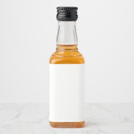 Witte Mini Liquor Flaconetiket Likeurfles Etiket (Voorkant)