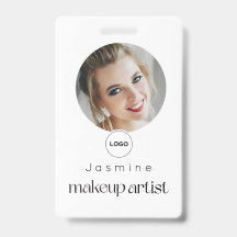 Witte Minimaal Eenvoudig Elegant Foto Make-up Arti