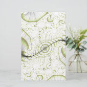 Witte, minimale  designcadeaus accessoires briefpapier (Staand voorkant)