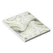 Witte, minimale  designcadeaus accessoires notitieblok (Schuin)