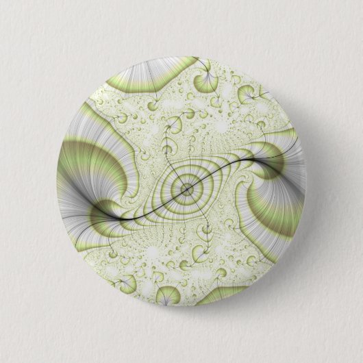 Witte, minimale designcadeaus accessoires ronde button 5,7 cm (Voorkant)