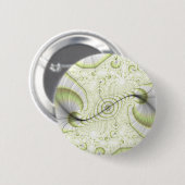 Witte, minimale designcadeaus accessoires ronde button 5,7 cm (Voorkant /achterkant)