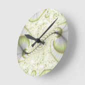 Witte, minimale  designcadeaus accessoires ronde klok (Hoek)