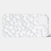 Witte Minimale Schone Uitstraling iPhone Hoes (Achterkant (horizontaal))