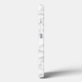 Witte Minimale Schone Uitstraling iPhone Hoes (Achterkant / Links)