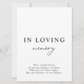 Witte minimalist bij het liefdevol huwelijksgeblog kaart (Voorkant)