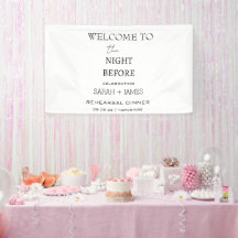 Witte minimalistische diner welkom achtergrond