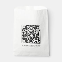 Witte Minimalistische QR | Schoon Aangepaste Tekst