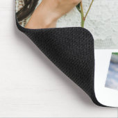 Witte minimalistische twee foto Afstuderen Afstude Muismat (Hoek)