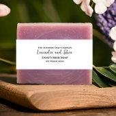 Witte minimalistische zeep buikband uitnodigingen wikkel