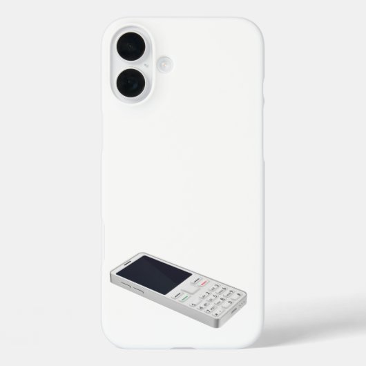 Witte mobiele telefoon Case-Mate iPhone case (Achterkant)