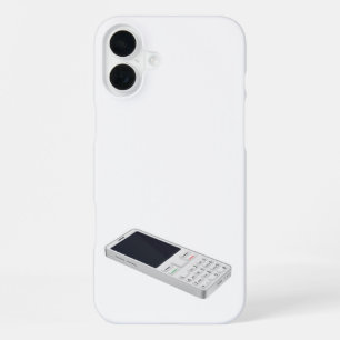 Witte mobiele telefoon iPhone 16 plus hoesje