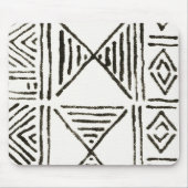 Witte modderdoek Muismat (Voorkant)