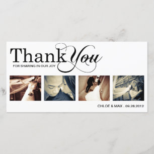 WITTE MODERN-BEDANKT   BEDANKT DANK JULLIE KAART