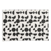 Witte Moderne Elegante Geometrische Tribal Kussensloop (Voorkant-Rechts)