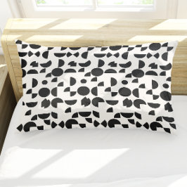 Witte Moderne Elegante Geometrische Tribal Kussensloop