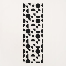 Witte Moderne Elegante Geometrische Tribal Yogamat
