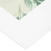 Witte Moderne Eucalyptusblad Lentetafelkleed Tafelkleed (Gekanteld)