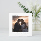 Witte Moderne Minimalistische Gelofte Vernieuwing Kaart (Staand voorkant)