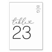 Witte Moderne Monogram Bruiloft Kaart (Voorkant)