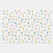 Witte Moderne Ramadan Eid Mubarak Gelukkig Eid Mos Inpakpapier Vel (Voorkant 2)