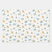 Witte Moderne Ramadan Eid Mubarak Gelukkig Eid Mos Inpakpapier Vel (Voorkant)