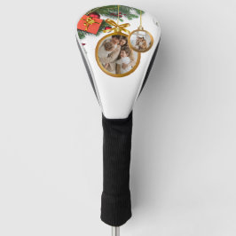 Witte Moderne Vrolijke Kerstmis Beste Driver Golfheadcover