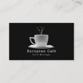 Witte Mok, Barista, Café, Coffeehouse Visitekaartje (Voorkant)