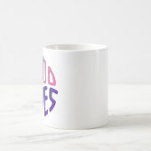 Witte mok, gedrukt met goedheid. koffiemok (Center)