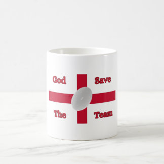 Witte Mok God Save The Team Drinkware