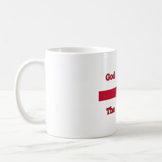 Witte Mok God Save The Team Drinkware (Links)