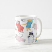 Witte mok met CATS PAJAMAS (Voorkant rechts)