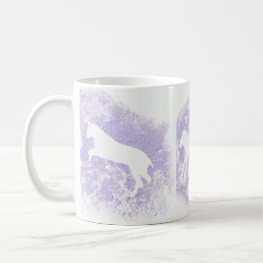 Witte Mok met Horse Design (Links)