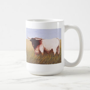 witte mok met Texas Longhorn