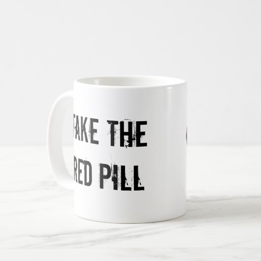 Witte mok met Umit logo (Voorkant links)