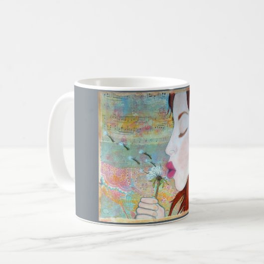 Witte Mok van 11 oz Classic White (Voorkant links)