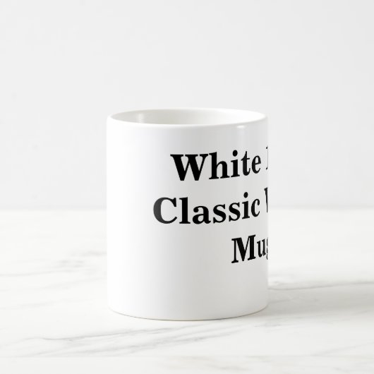 Witte Mok van 11 oz Classic White (Center)