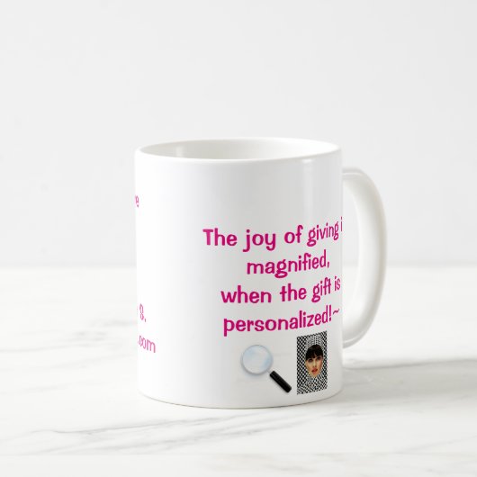 Witte Mok van 11 oz Classic White (Voorkant rechts)