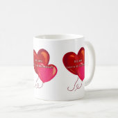 Witte Mok voor koffie en thee (Voorkant rechts)