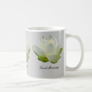 Witte mokken van Lotus flower