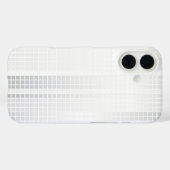 Witte mozaïek Tegels Case-Mate iPhone Case (Achterkant (horizontaal))