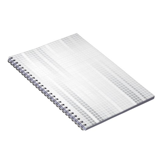 Witte mozaïek Tegels Notitieboek (Rechterzijde)