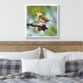 witte mug canvas afdruk (Insitu (Slaapkamer))